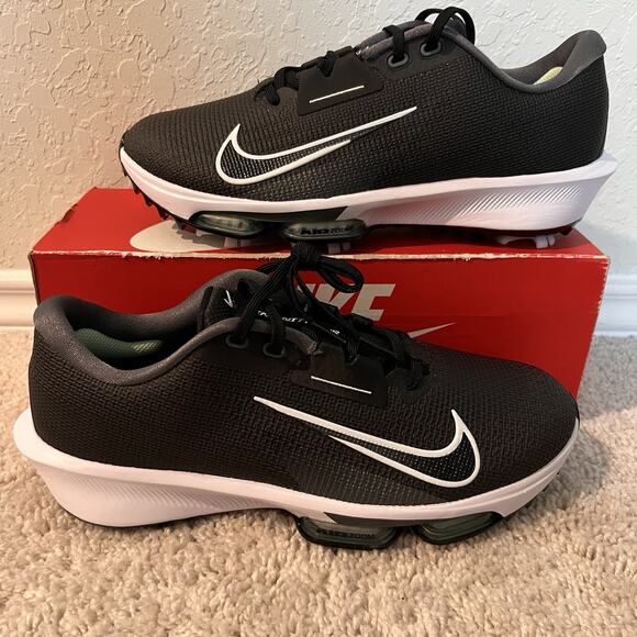 Nike Air Zoom Infinity Tour 2 Men Golf Shoes Black Size 9.5 Wide FD0218-002 New main image 9